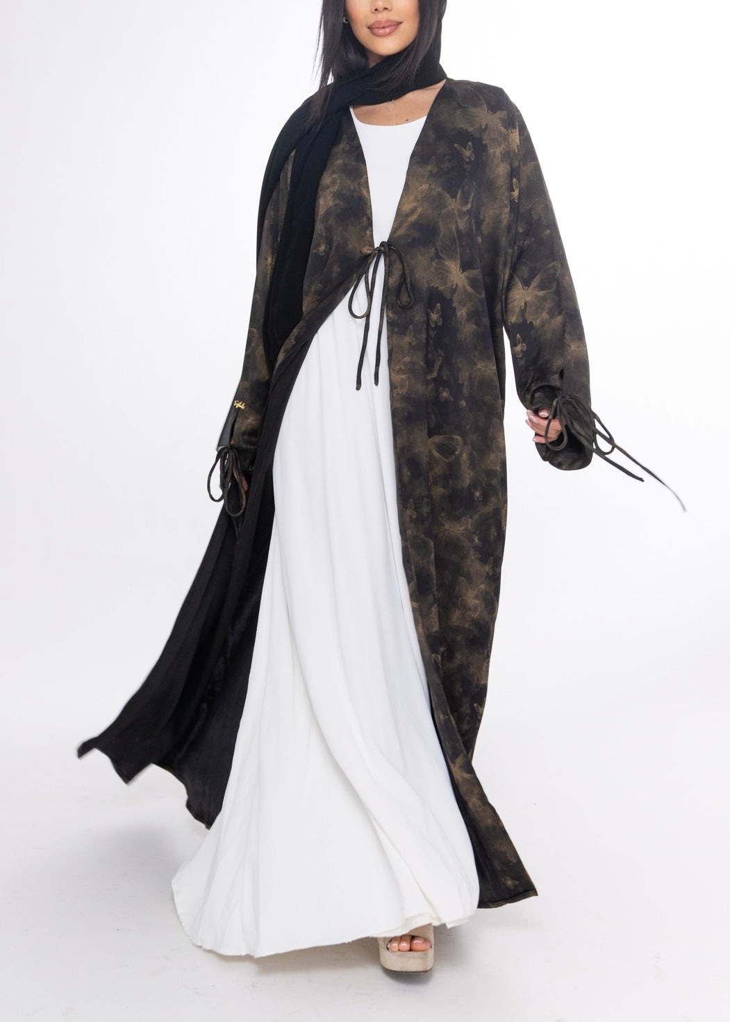 Espresso - Maryam Abaya & Scarf image 0