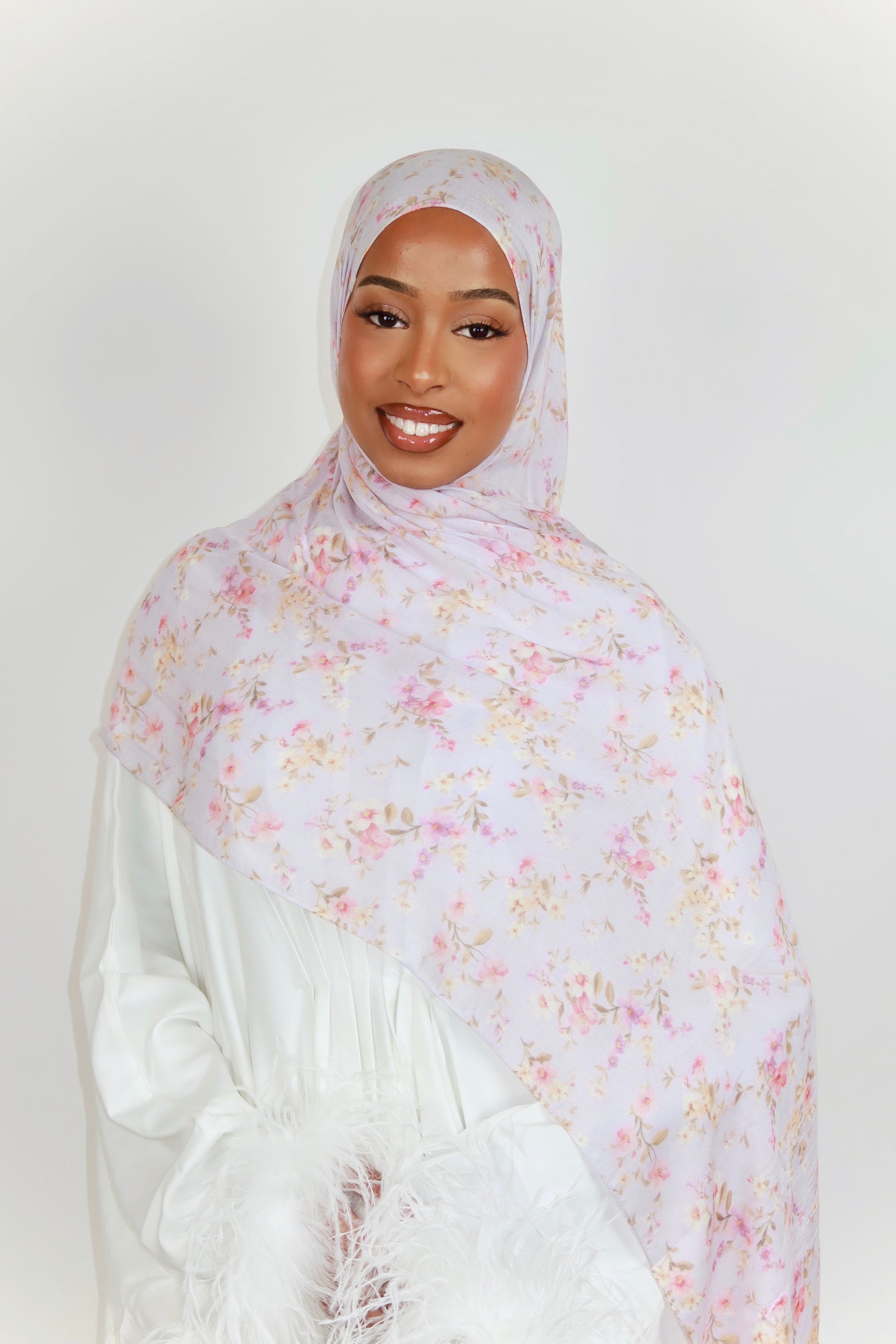 Lilac Meadow Modal Hijab image 2