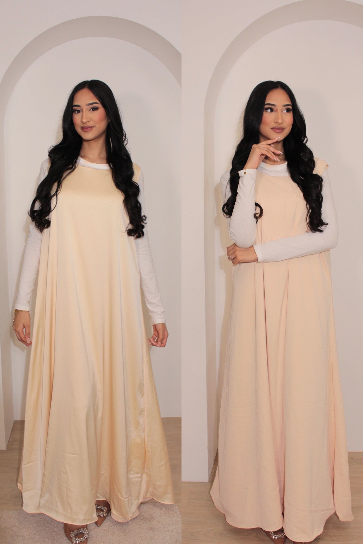 Nude Reversible Slip Dress (sleeveless) image 0