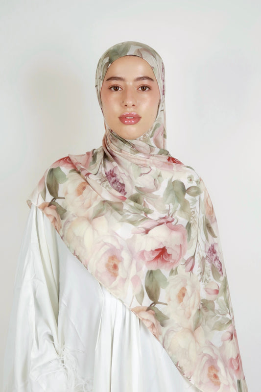Floral Garden Modal Hijab image 0