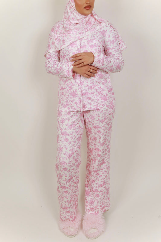 Fleur Blanche 3 piece pyjama set image 0