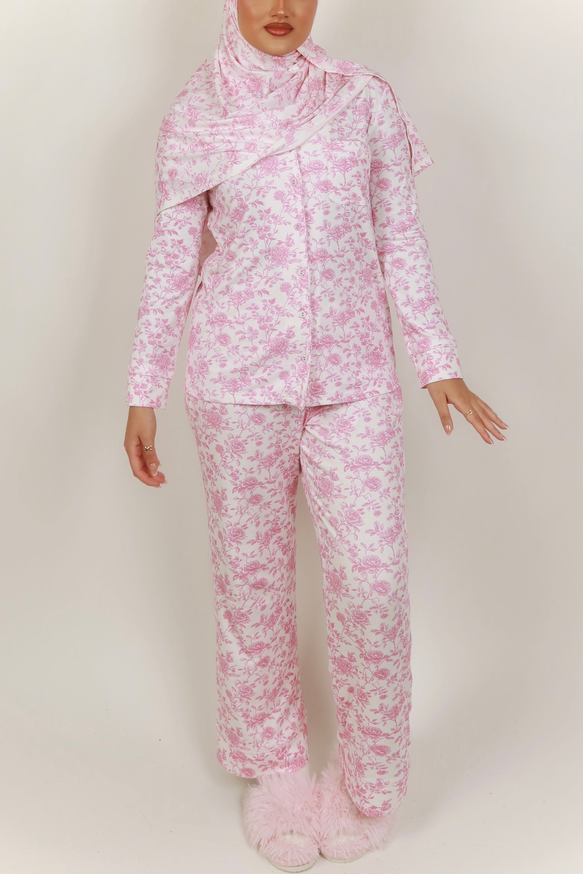 Fleur Blanche 3 piece pyjama set image 1