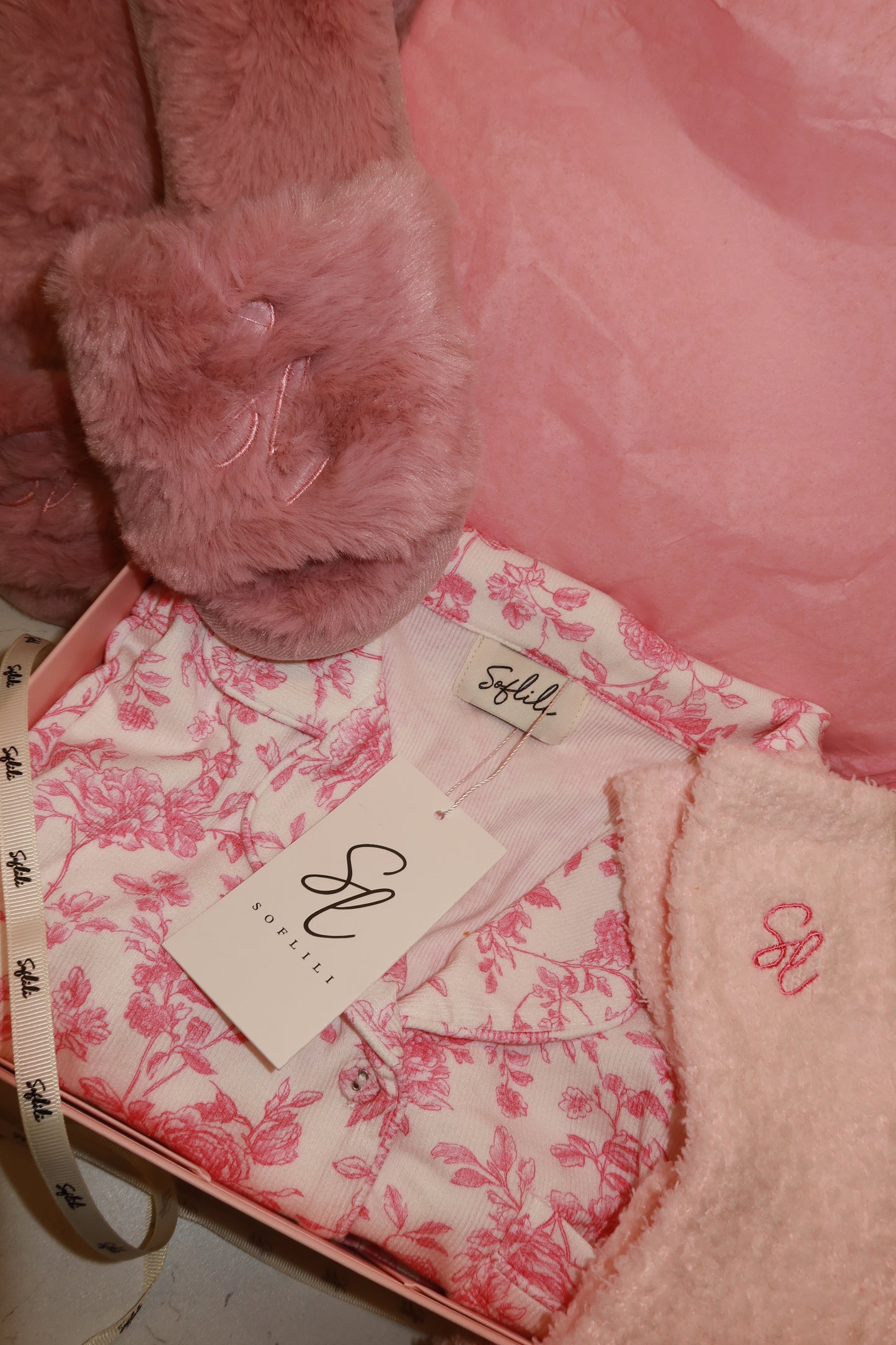 Gift Box with Slippers & Socks (purchase pj separately) image 1